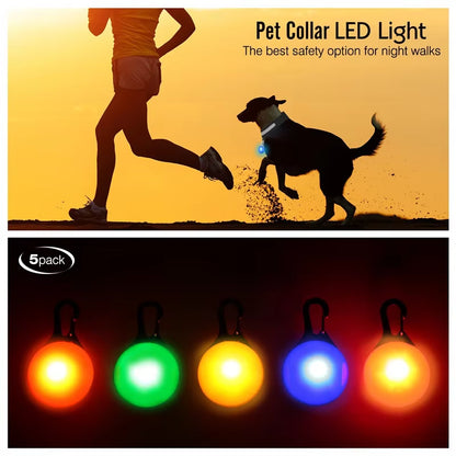 USB Rechargeable Illuminated Dog Collar with Detachable Pendant - Luxury LED Light for Small Dogs and Cats - Night Safety Collar Wholesale